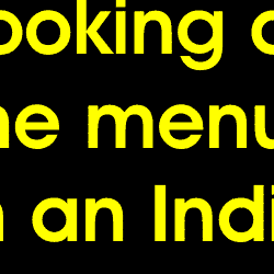 black background with large, yellow text