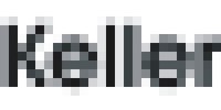 enlarged graphic of the word 'Keller' which is very blocky and pixelated